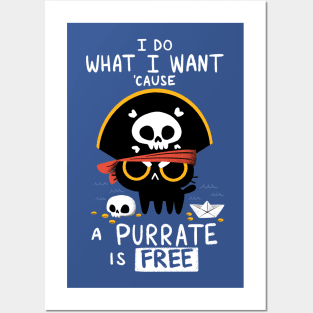 You are a Purrate! Posters and Art